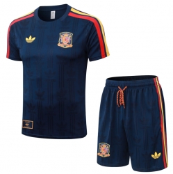 2026 Spain dark blue retro model training kit player version S-4XL